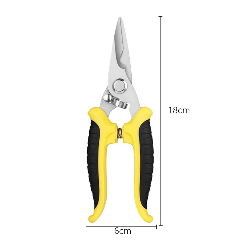 

1pcs Многофункциональный Нержавеющей Стали Электрик Ножницы Вручную Ножницы Паз Резки Провода Ручной Лист Ножницы Дерево Обрезка