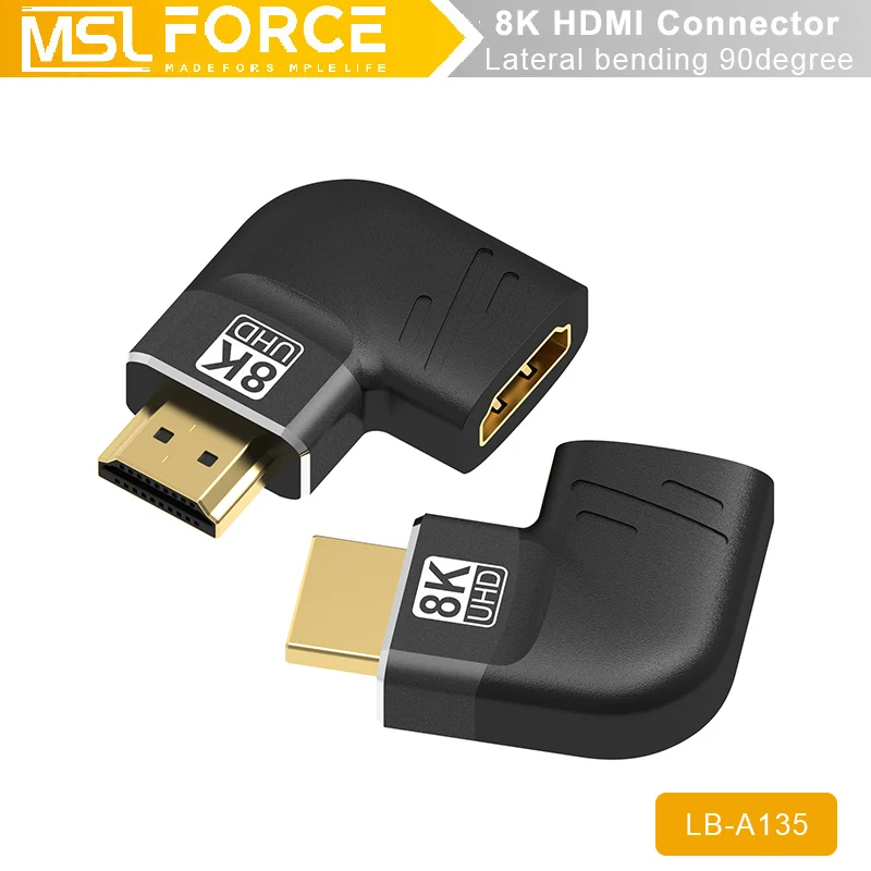 

8K HDMI Mini Adapter Male to Female Cable Converter for Sony PS5 Laptop HD TV Projector Roku Stick HDMI 2.1 8K60Hz Adapter