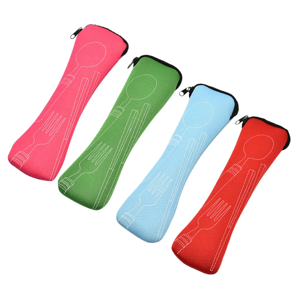 

Wear-resistant Chopstick Bag Reusable Cutlery Pouch Simple Tableware Flatware Storage Case
