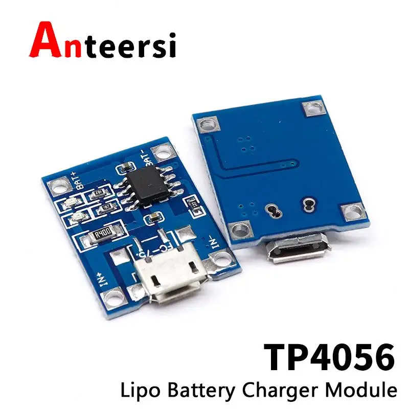 

10 шт., зарядная плата TP4056 5В 1A для литиевых батарей