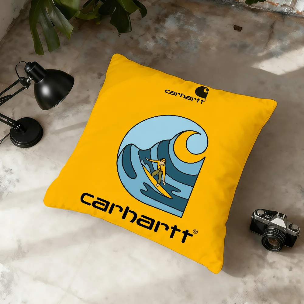 Чехол для подушки с логотипом C-Carhartt-ES, модный, для дома и офиса, удобный, в скандинавском стиле, с молнией. (art.: 3920db8a1889d) - 3920db8a1889d
