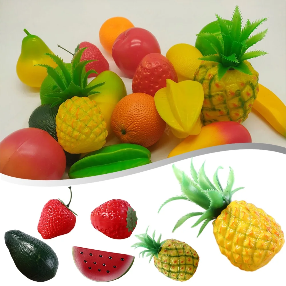 Искусственные фрукты цельное пластиковое украшение для кухни идеально