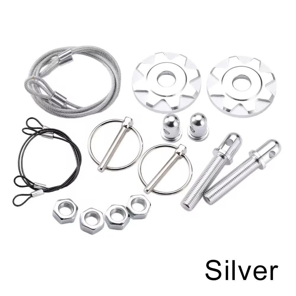 1 пара замков капота двигателя автомобильный гоночный штифт для внешний вид