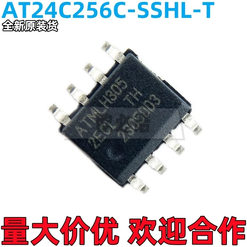100% Brand NEW Orignal 10PCS AT24C256C-SSHL-T EEPROM 256KB SOP-8 Product prices need to be consulted