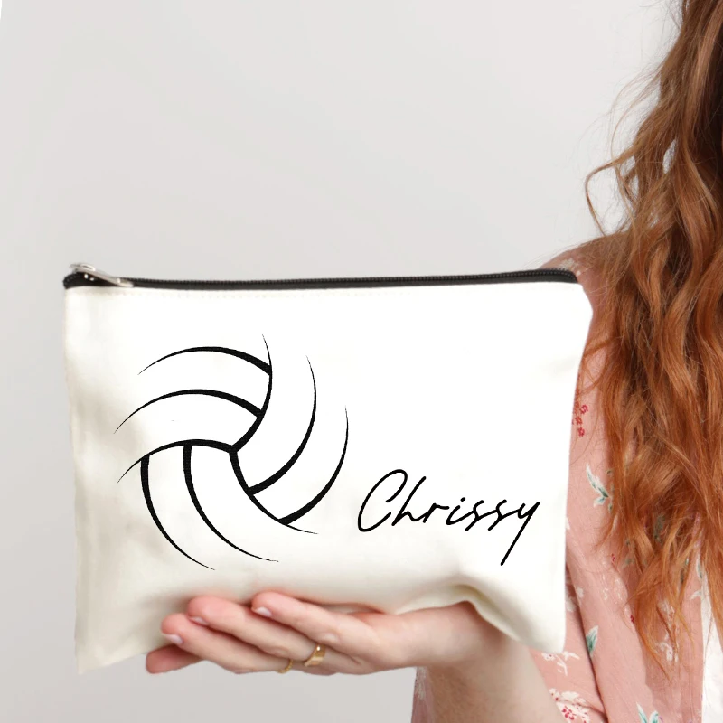 Женская косметичка с рисунком Olleyball подарок для ее персонализированных