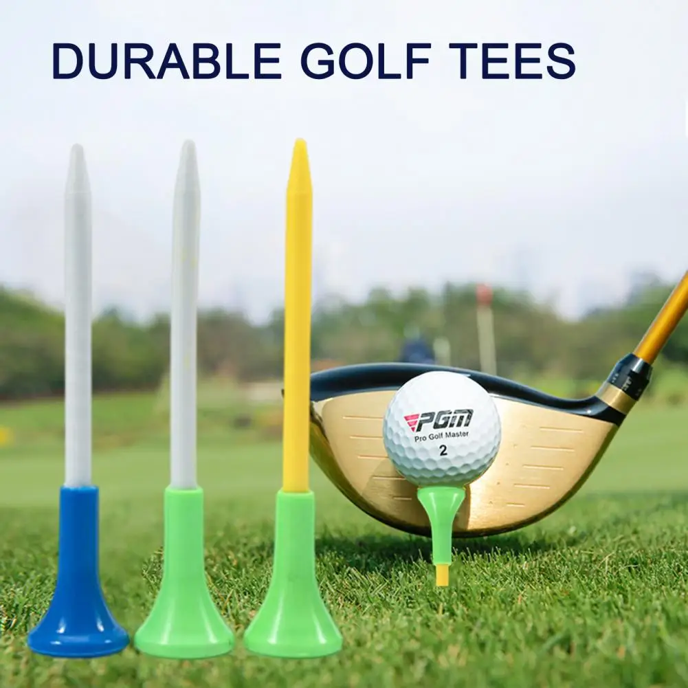 

50 Pcs Golf Tees High Stability Low Friction Increase Distance Simple Installation Long-Lasting Unbreakable Golf Ball Tees Nails