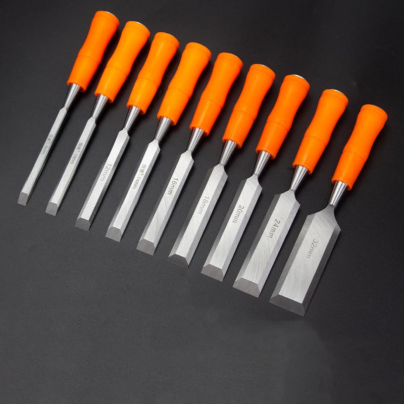 

8~32mm Wood DIY Carving Flat Chisel Carving Knife for Woodcut Working Carpenter Gadget Woodworking Hand Craft Tools