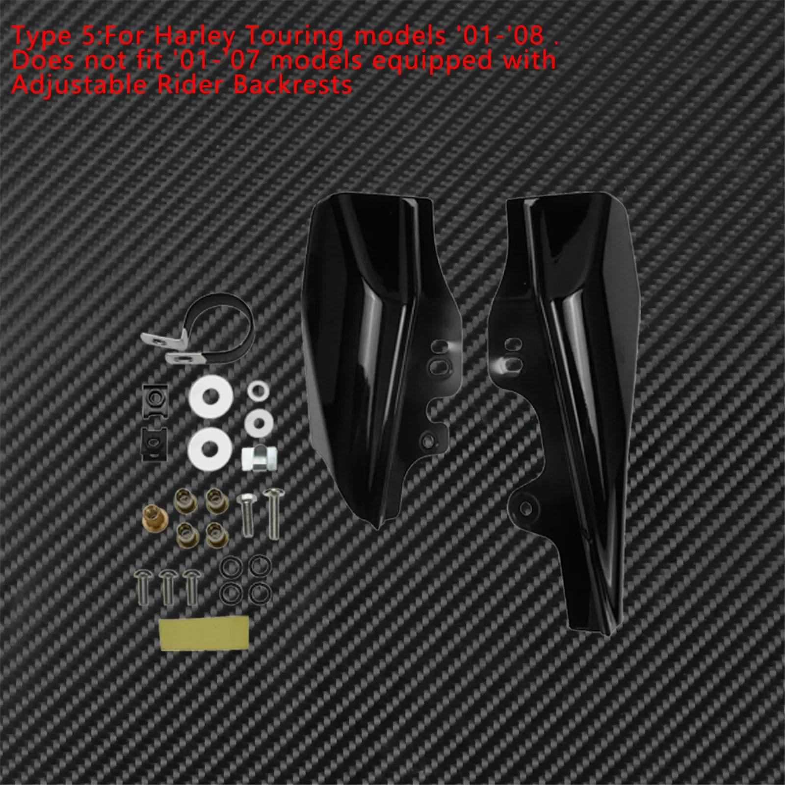 Тепловой экран средней рамы мотоцикла, воздушный дефлектор для Harley Touring Street Road Glide Road King FLHR Softail FLSTF Dyna Fatboy FXD