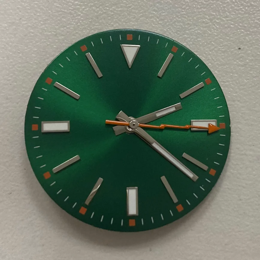 Watch Accessories Dial + Hands Gold Blue Black Green Dial for 2813 /8215/821A Mechanical Movement Watch Dial