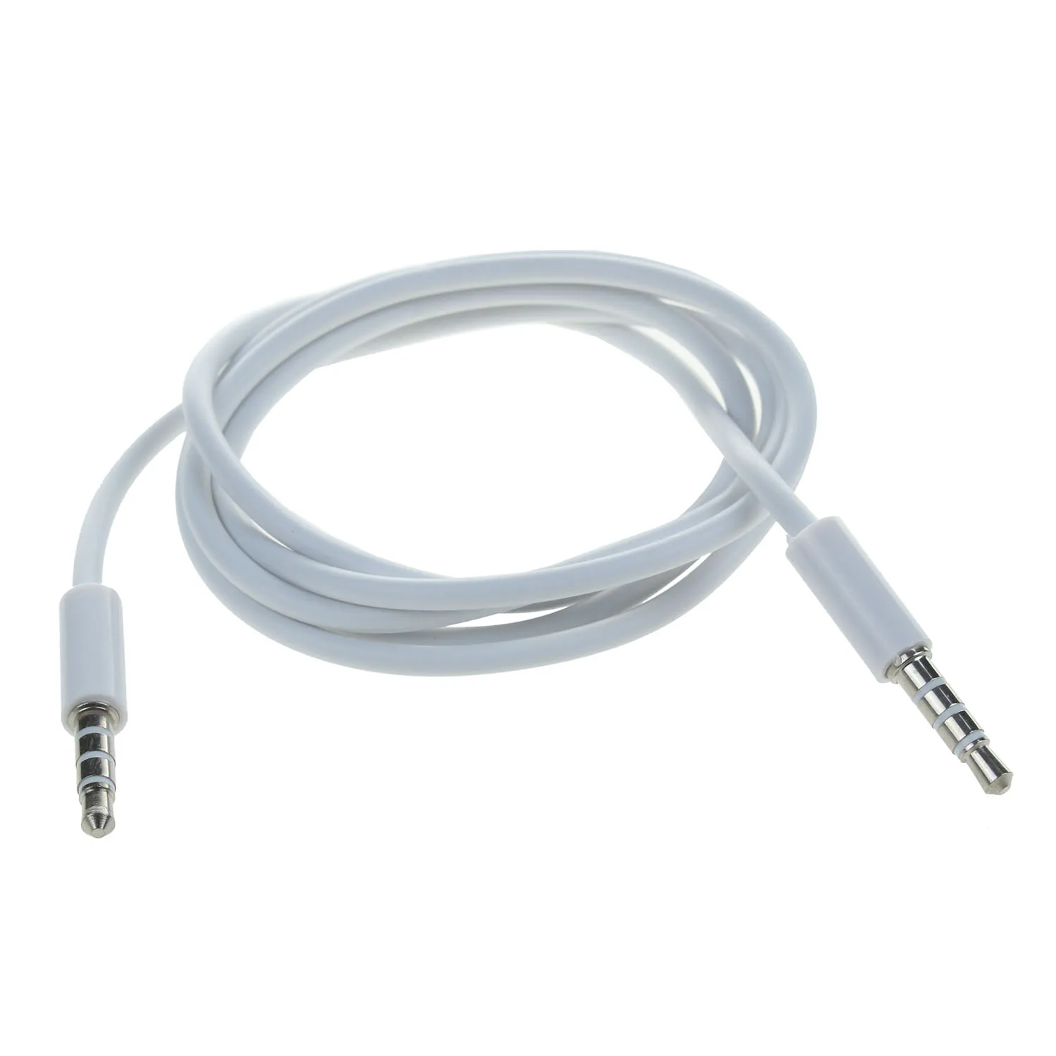 

Новинка 4 полюса 1 м 3,5 мм штекер-Штекер кабель запись Автомобильный Aux аудио шнур Наушники