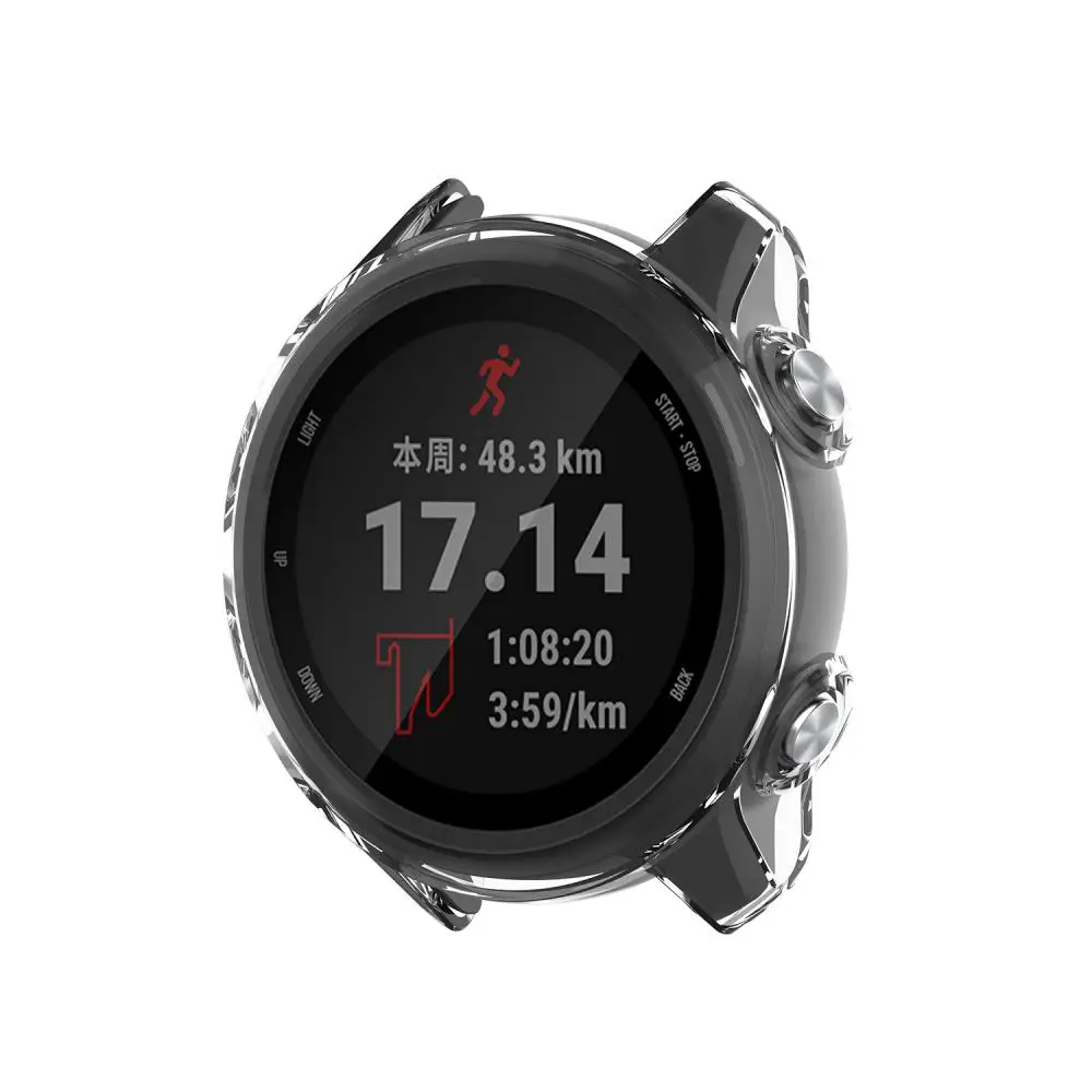 Фото Защитный чехол для Garmin Forerunner 45 Swim2, Ультратонкий защитный чехол из ТПУ для смарт-часов Garmin Forerunner 45 S, продажа №5