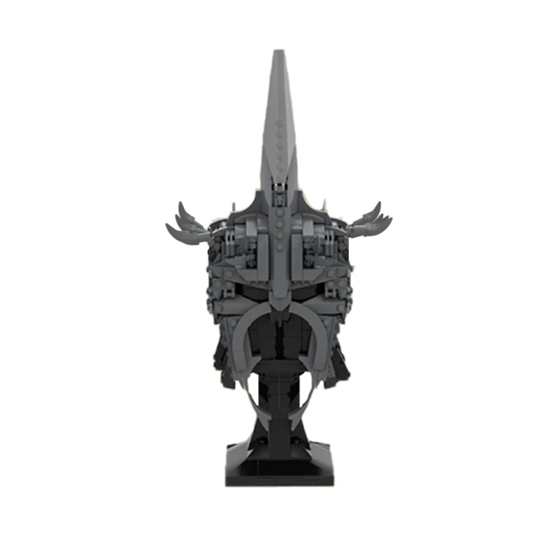 

MOC Angmar Witch King Helmet Building Blocks Set For Lords King Ringed Characters Model Bricks Toys For Children Birthday Gifts