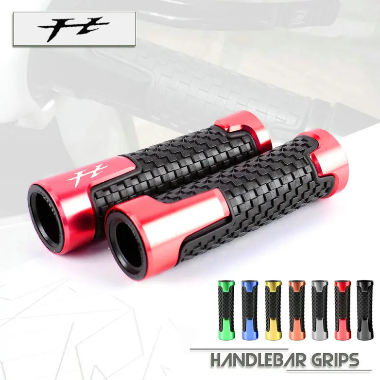 

7/8"22mm Motorcycle Accessories Universal CNC Aluminum+Rubber Handle Grips for For YAMAHA FZ1 FZ1N FZ6 FZ6N FZ8 FZ8N FZ1N/S