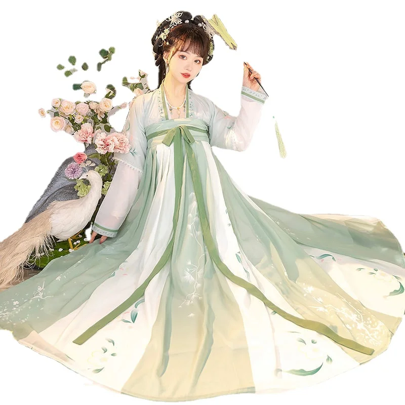 

Palace Clothes, Hanfu Women's Chest-length Skirt Suit