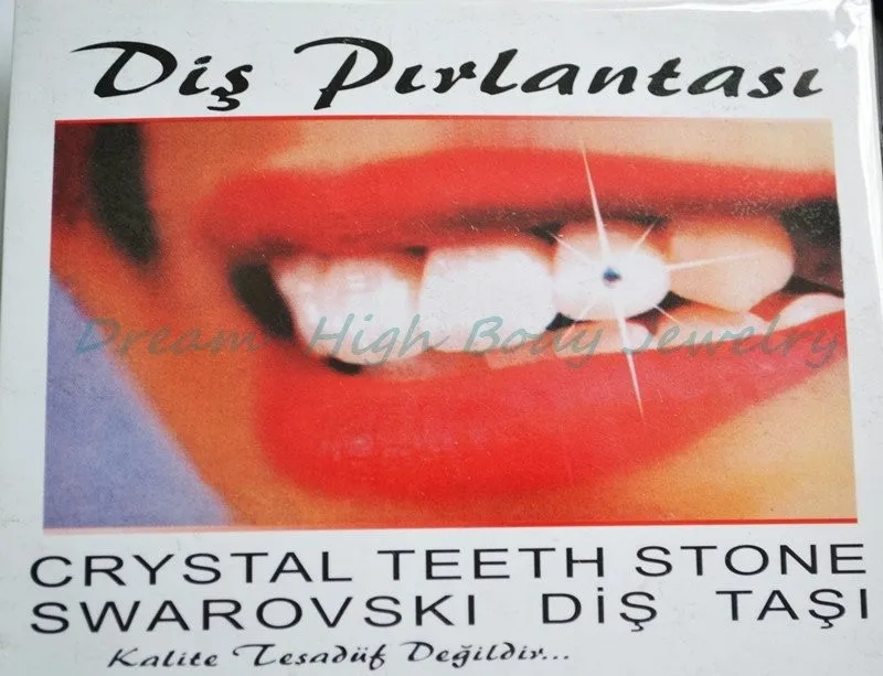 New Style Temporary Tooth Jewels Finest Austrian Crystals Teeth Jewelry Crystals Fancy Girl's Jewelry sparkles 2mm Gem