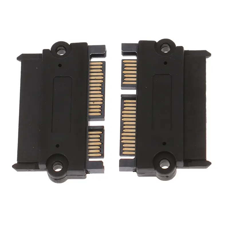 

6 Гбит/с SFF 8482 SATA к SATA угловой компьютерный адаптер конвертер с прямой головкой Прочный портативный для ПК