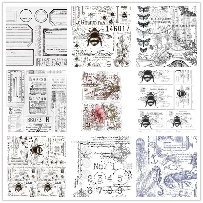 

Flowers Flora Clear Stamps No Metal Cutting Dies Sets For DIY Decorative Crafts Making Greeting Embossing Paper Card Album 2022