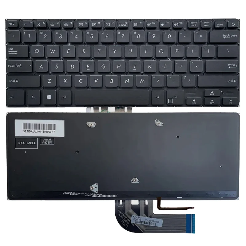 B9440 Клавиатура с подсветкой США для ASUS Pro B9440U B9440UA B9440F B9440FA B9440UAR B9440UAV B9440UA-XS51 B9440UA-XS74