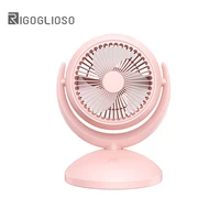 usb electric fan rechargeable usb portable fan strong wind desktop fan wide angle brushless motor four gears air circulation fan