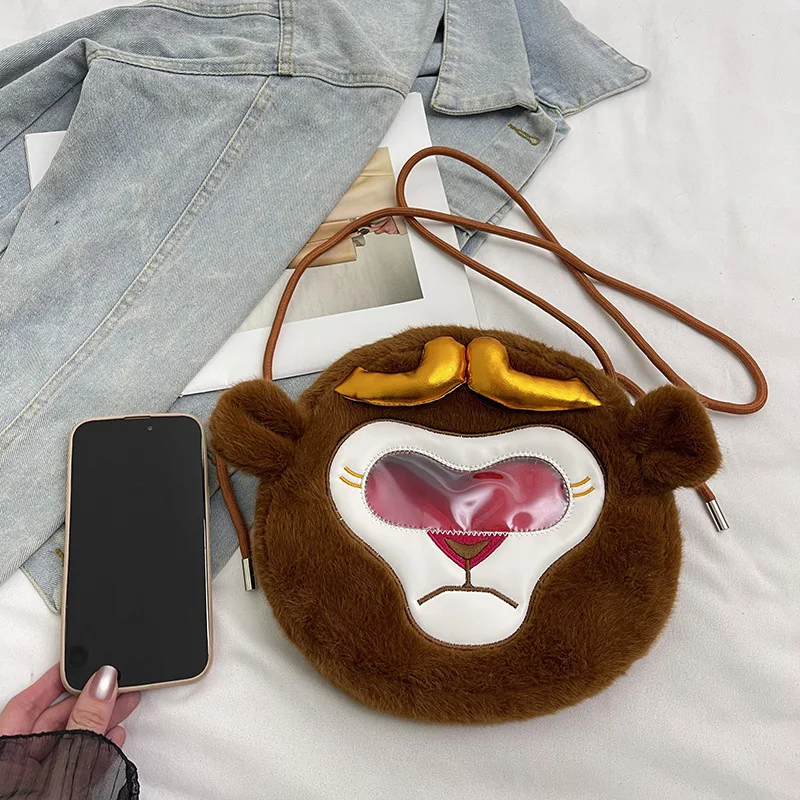 Wukong плюшевая прозрачная сумка через плечо Mythical Monkey King Journey To The West Game Qitian Big Saint Doll Bag