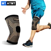 1pcs copper knee braces for men women knee compression sleeve support for arthritismeniscus tearaclsportsrunningworkout