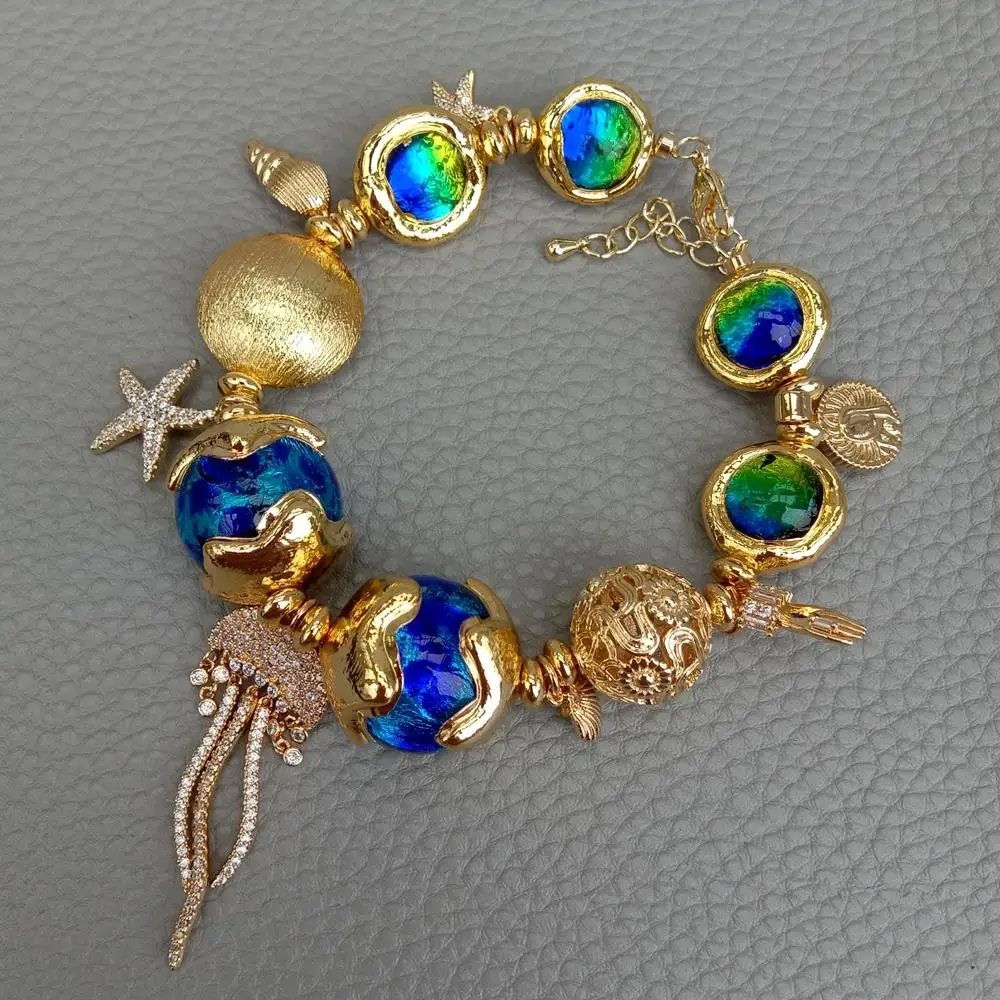 Женское ожерелье с золотым покрытием Y.YING