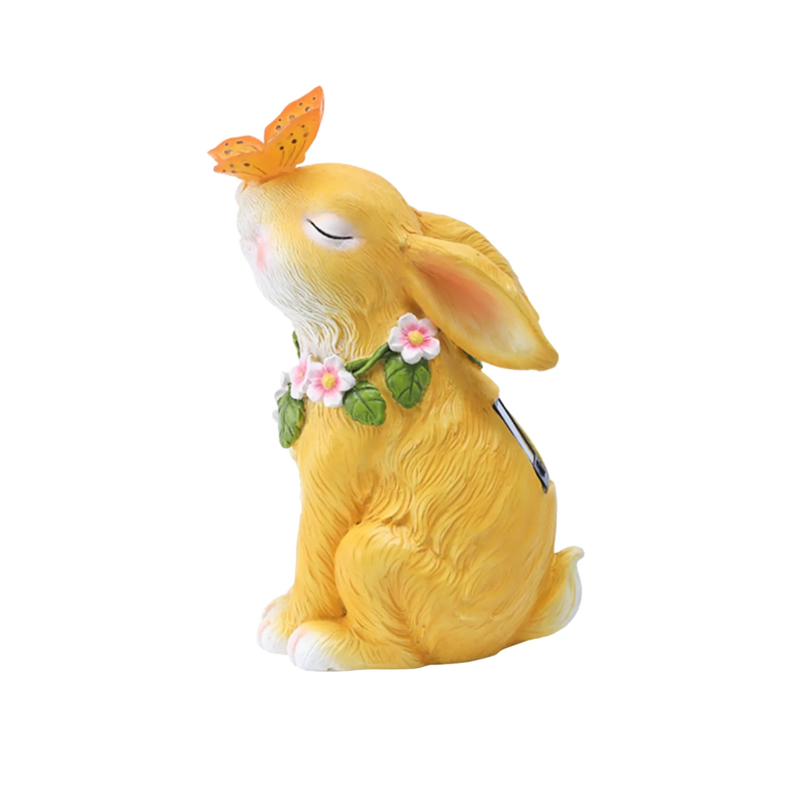

U for Fencing Decoration Ornaments Rabbit Outdoor Balcony Garden Light Light Solar Garden Home Decor Plant Accessories Outdoor