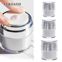 1pcs airless pump jars empty refillable makeup cosmetic jar containers travel lotion cream bottle sample vials