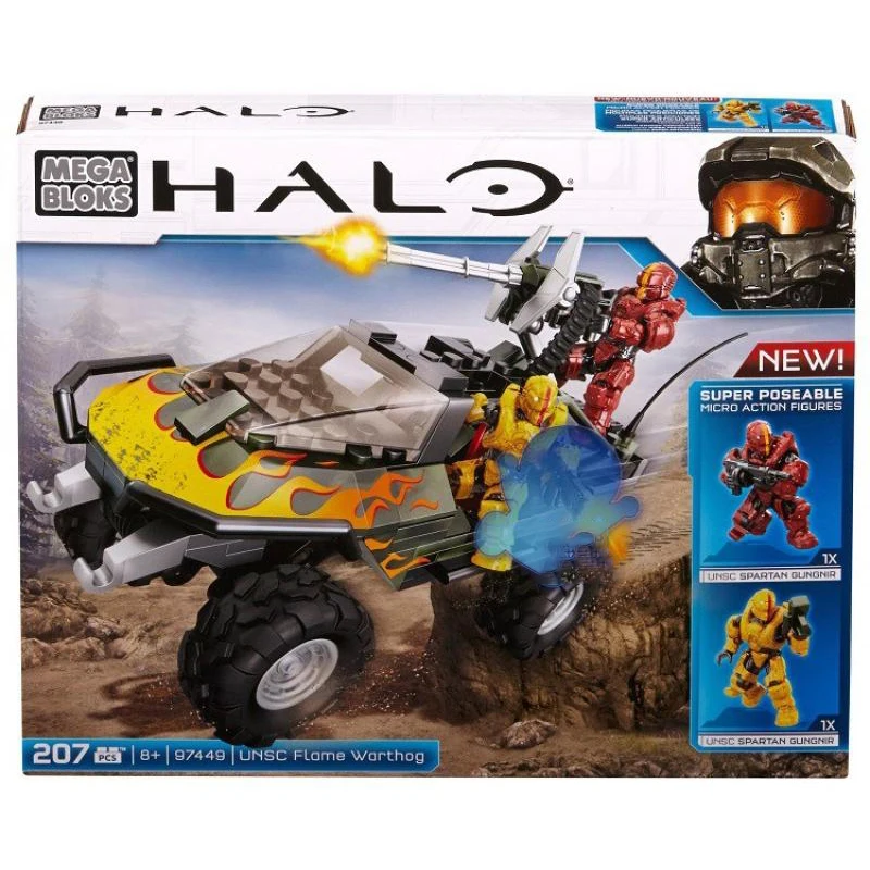 

Mega Bloks Construx Halo Warthog Security Patrol Building Toy 97449 Onslaught Building Blocks Construction Toys