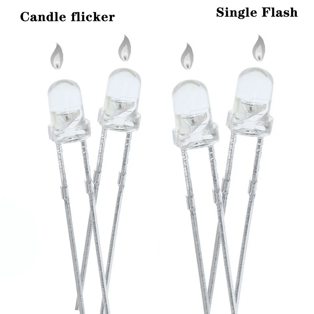 

3 мм, 5 мм, Светодиодная свеча, мерцающая, красно-желтая, мерцающие светодиоды, мигающие светодиоды, мерцающие диоды, мигающие светодиоды, интерьерные, мерцающие лампы