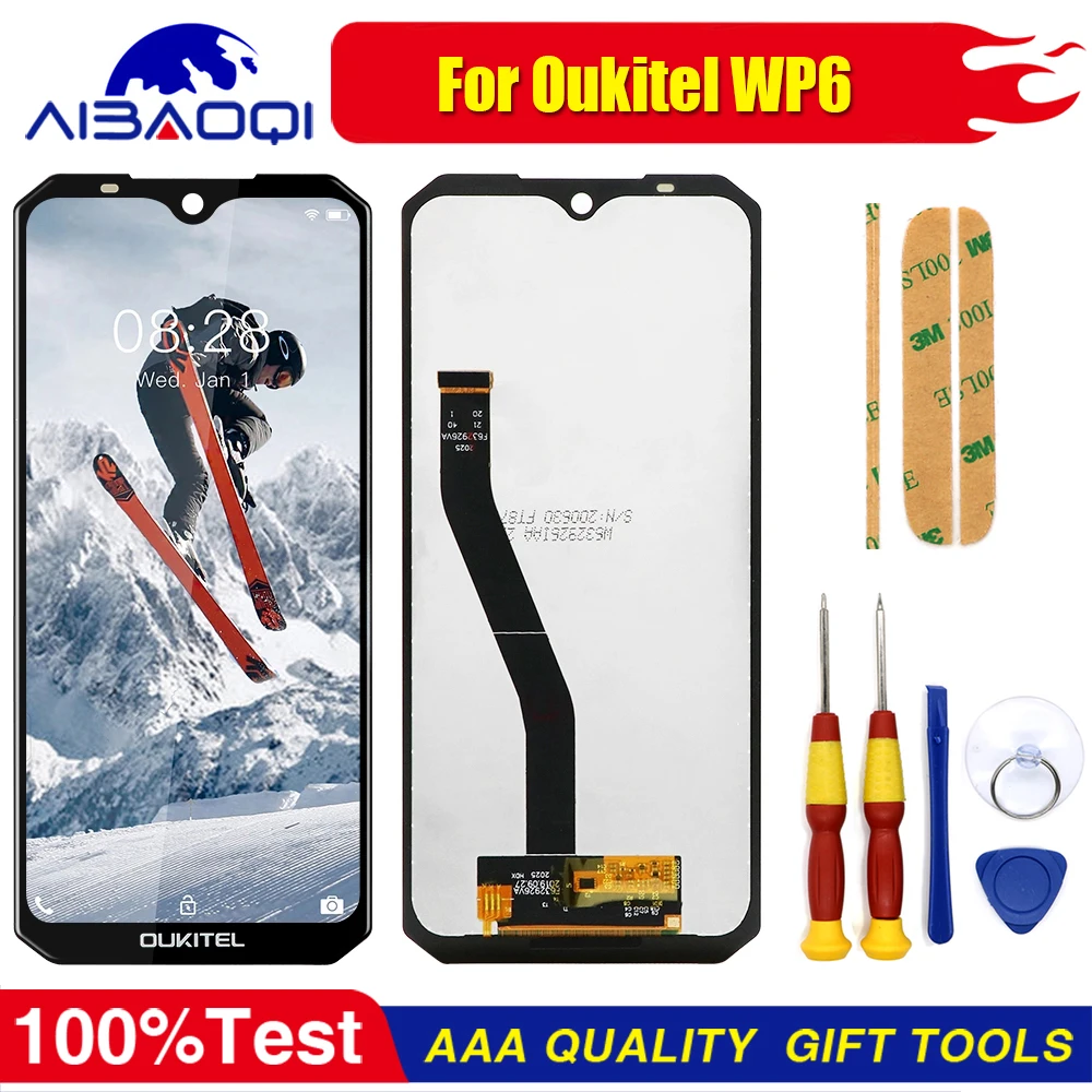 XUNQIYI 100% Новый оригинальный сенсорный экран ЖК-дисплей для Oukitel WP5 Oukitel WP5 Pro WP6 идеальные запасные части