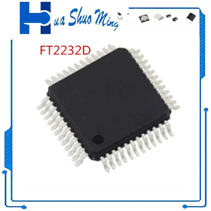 2 шт./лот FT2232D FT2232 LQFP48