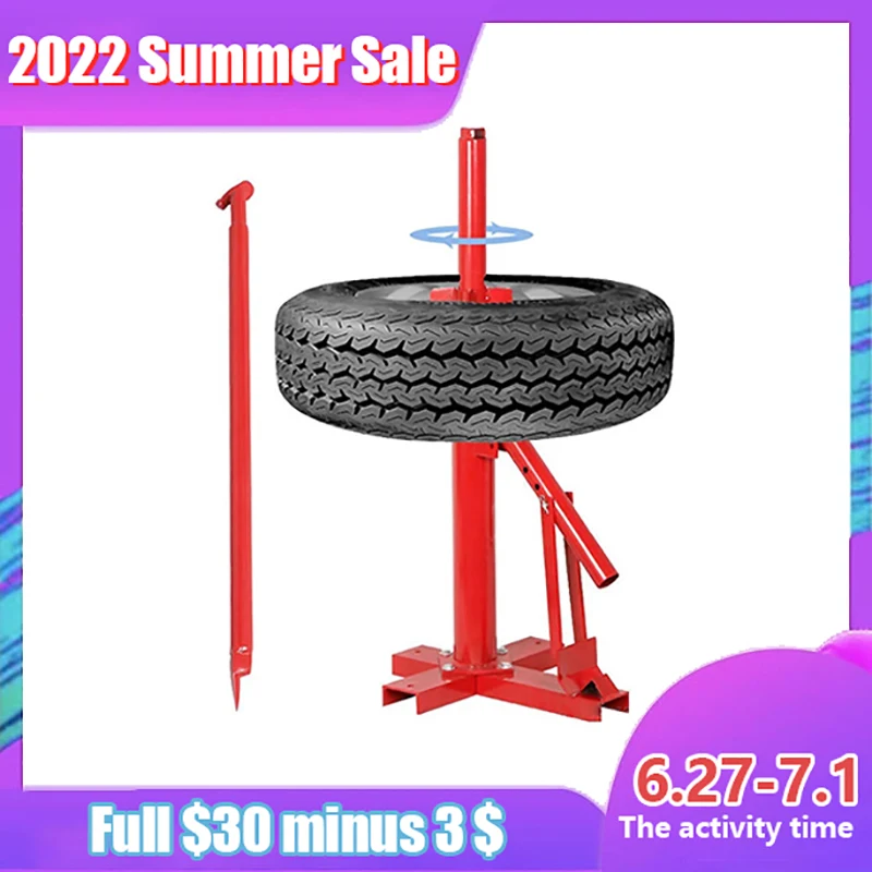 

Manual tire machine simple portable crowbar peeling machine vacuum tire small car flow emergency tire tire repair tool