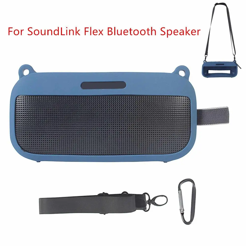 

Портативный Силиконовый защитный чехол для звуковых устройств, совместимый с Soundlink Flex Bluetooth-совместимый защитный чехол для динамика