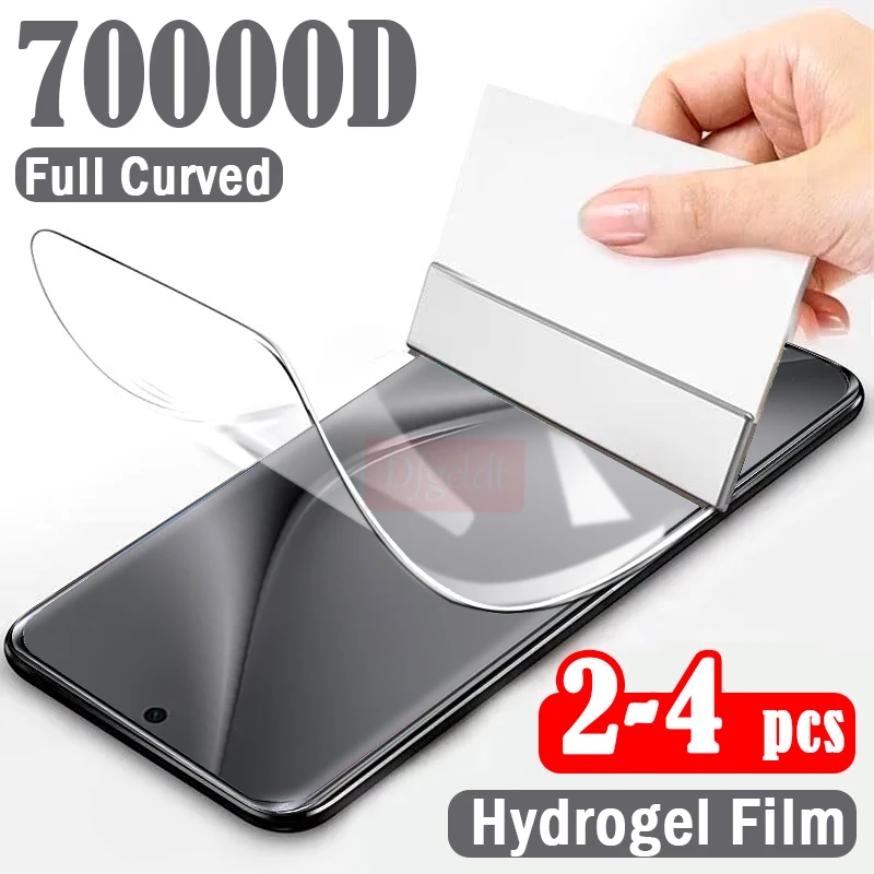 2-4 шт. изогнутая гидрогелевая пленка для Huawei Pura 70 Pro Plus Защитная экрана Ultra Mate X5 X3