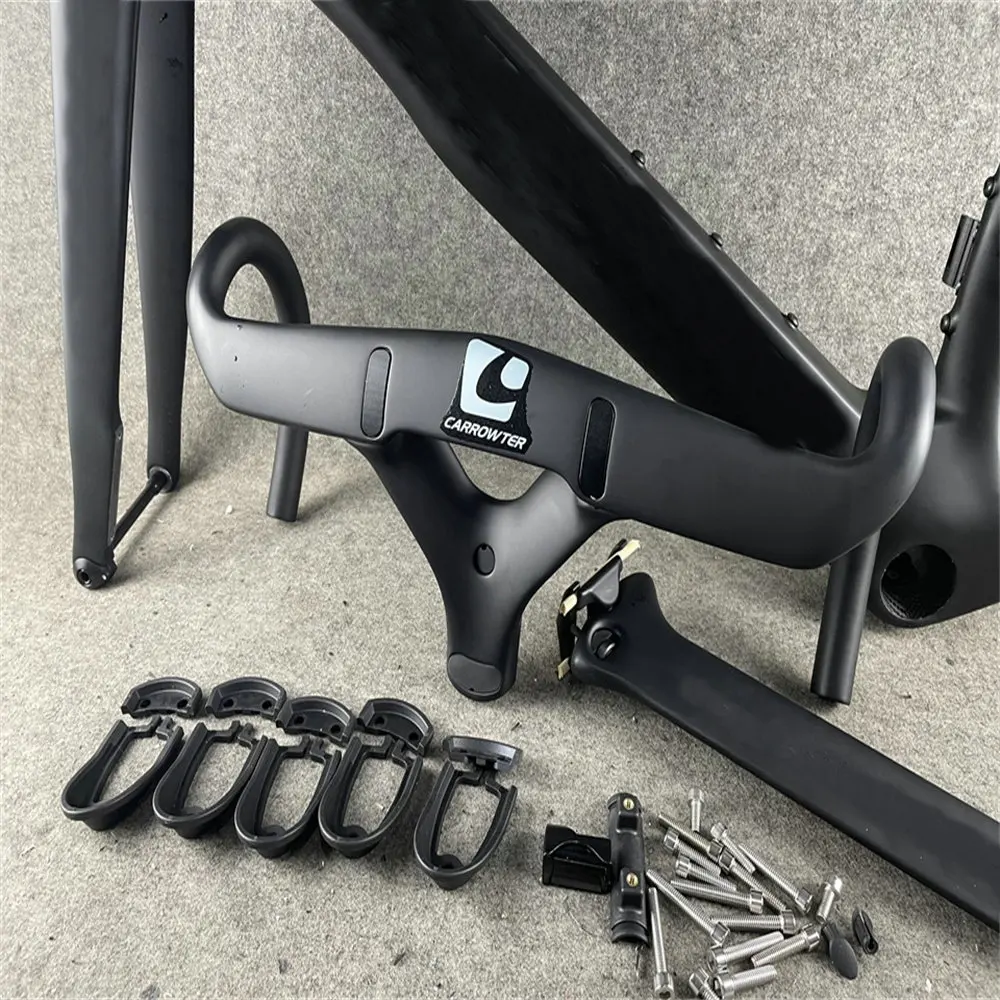 

Рама для дорожного велосипеда T1000, 20 цветов, UD, матовые карбоновые рамы, дорожная рама с рулем BB79