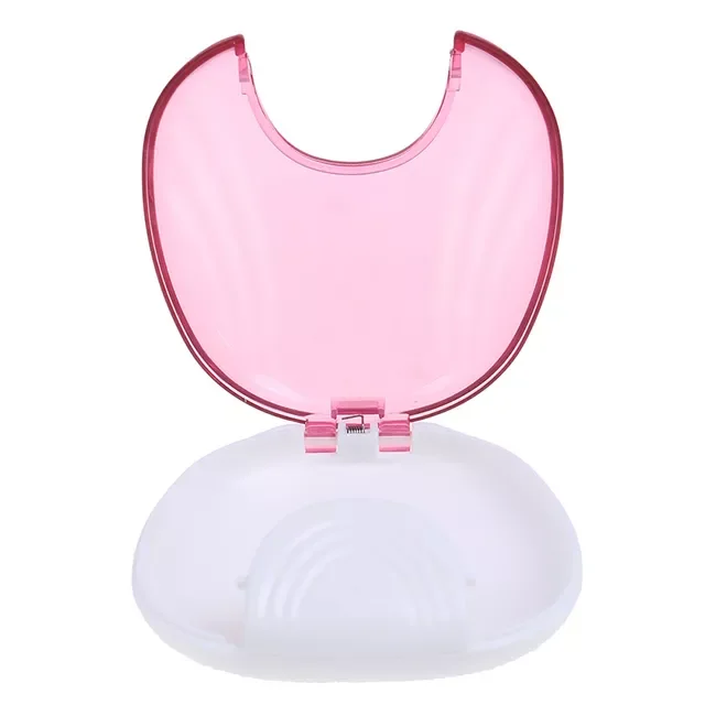 

New 1Pcs Dental False Teeth Cleaning Box Denture Bath Container Retainer Holder Case