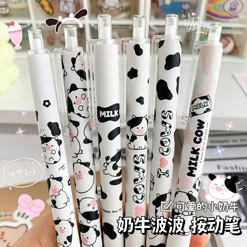 

1 Pcs Cow Bobo Gel Pen Writing Pen School Office Supplies 0.5mm Black Ink Pens Student Ballpoint Pen Stationery Gift 040387