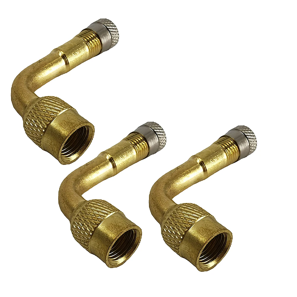 

3Pcs Tyre Valve Extension Adapter for Xiaomi M365 Electric Scooter 90 Degree Copper Valve Stem Extender Scooter Accessories