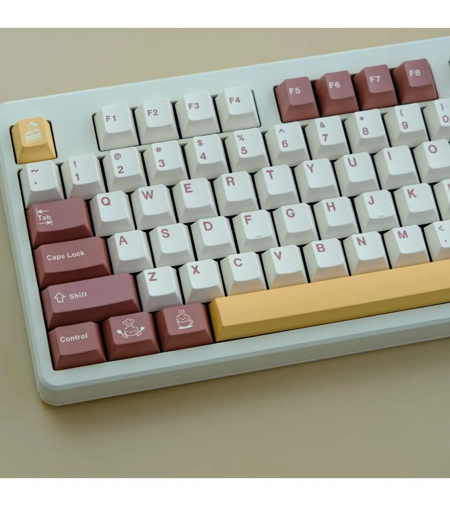 Кейкапы Tiramisu PBT, оригинальные, с высококачественной сублимацией, для кастомизированных механических клавиатур, Rain 75 Wooting (art.: 3920db4a42e65) - 3920db4a42e65