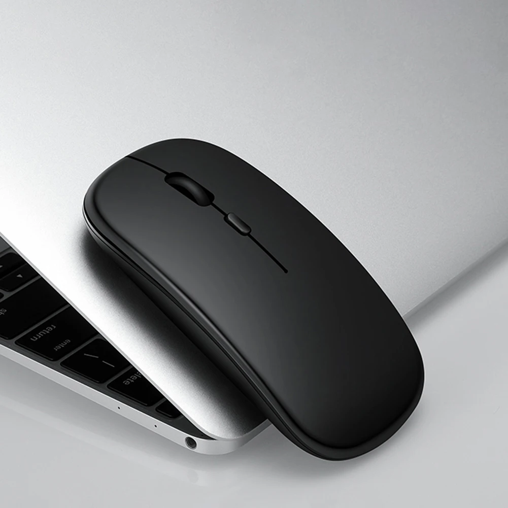 

Dual Mode 2.4GHz Wireless Bluetooth-compatible Mouse Rechargeable Mice for PC Computer Laptop Desktop Professional Computer