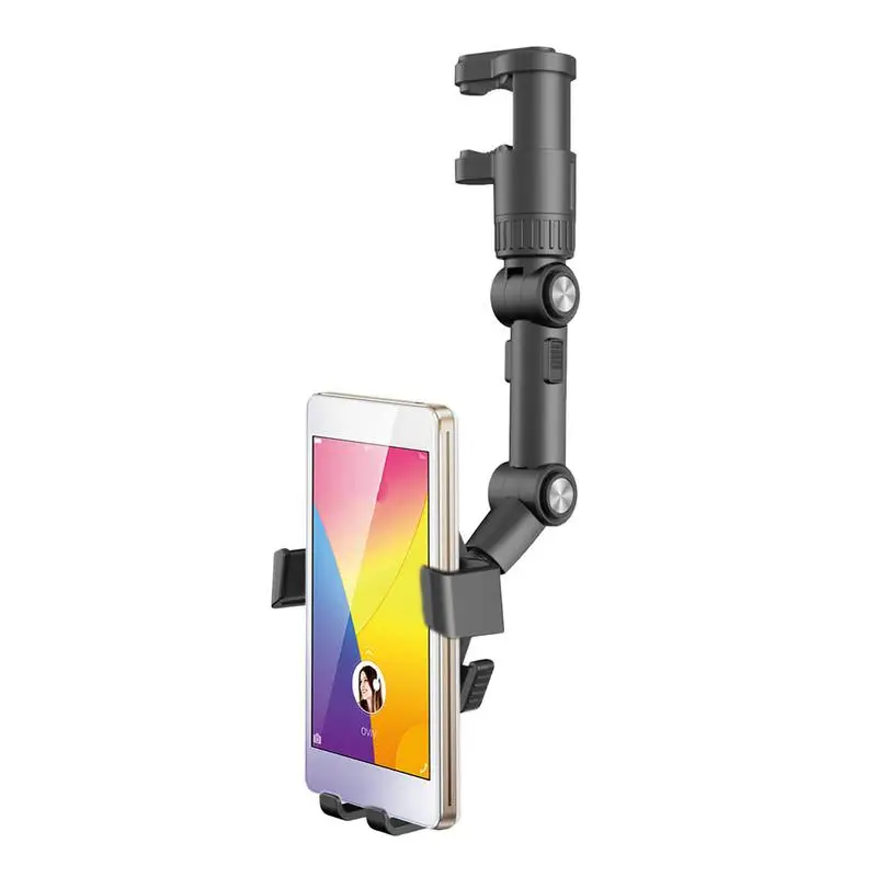 

Вращающийся Выдвижной Автомобильный держатель для телефона на зеркало заднего вида держатель для телефона вращающийся на 360 градусов и выдвижной Многофункциональный