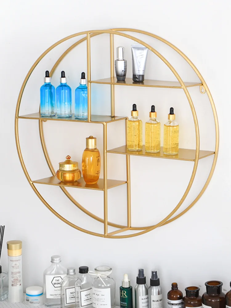 Супербольшая полка для маникюрного салона настенная висячая демонстрации