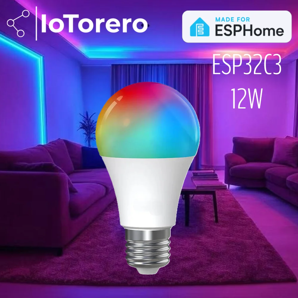 

IoTorero модуль для RGB CCT лампы ESPHome 12 Вт