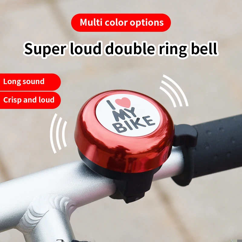 

Kids Bicycle Bell Aluminum Alloy Mini Super Loud MTB Bike Bell Horn Electric Scooter Safty Warning Ring Alarm Bike Accessories