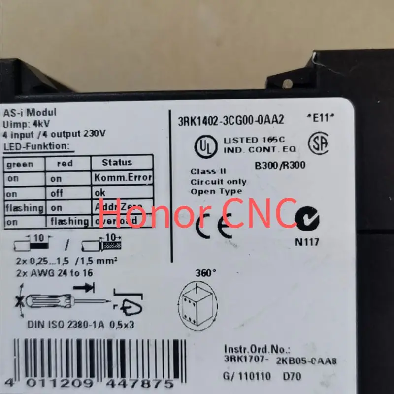3RK1402-3CG00-0AA2 использованный протестированный ок в хорошем состоянии AS-i модуль