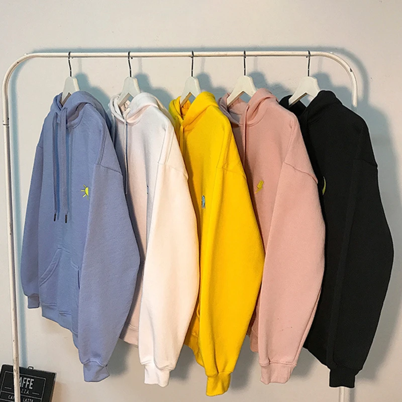 

Spring Autumn Print Hoodies Women Kindness Hoodies Pullovers Fashion Princess Hooded Women Solid Color Casual Letter Sweatshirt