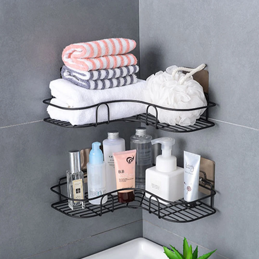 

High capacity six level bathroom towel rack holder 3-tier wall rack for bathroom