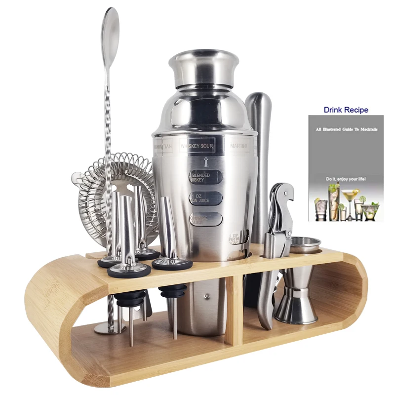 12 шт. Бостонский коктейльный шейкер набор инструментов для бара бармена шейкеры