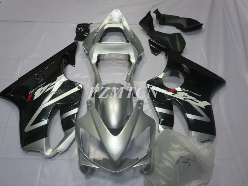 

Injection Mold Bodyworks Fairing kits for HONDA CBR600 F4i 2001 2002 2003 Fairing set cbr 600 f4i 01 02 03 Silver Black